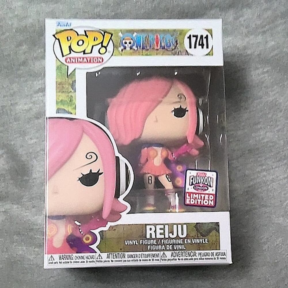 Funko Pop One Piece Reiju 1741 Funkon London Exclusive Vinyl Figure Vinsmoke